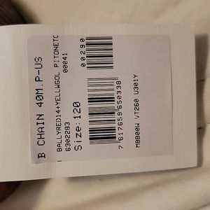 Bally belt Python and leather reversible